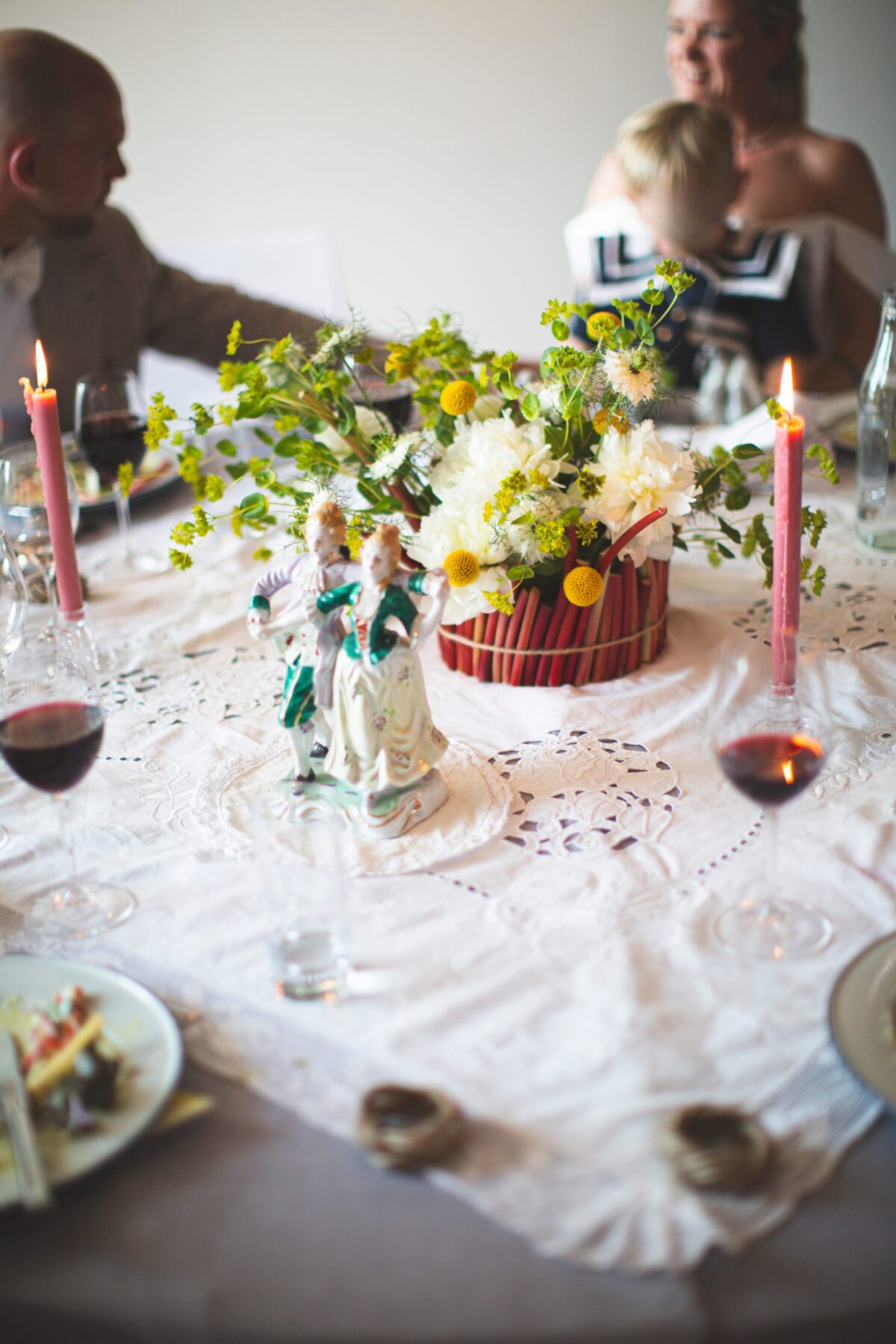 Rhubarb Wedding Flowers for a Midsummer Wedding